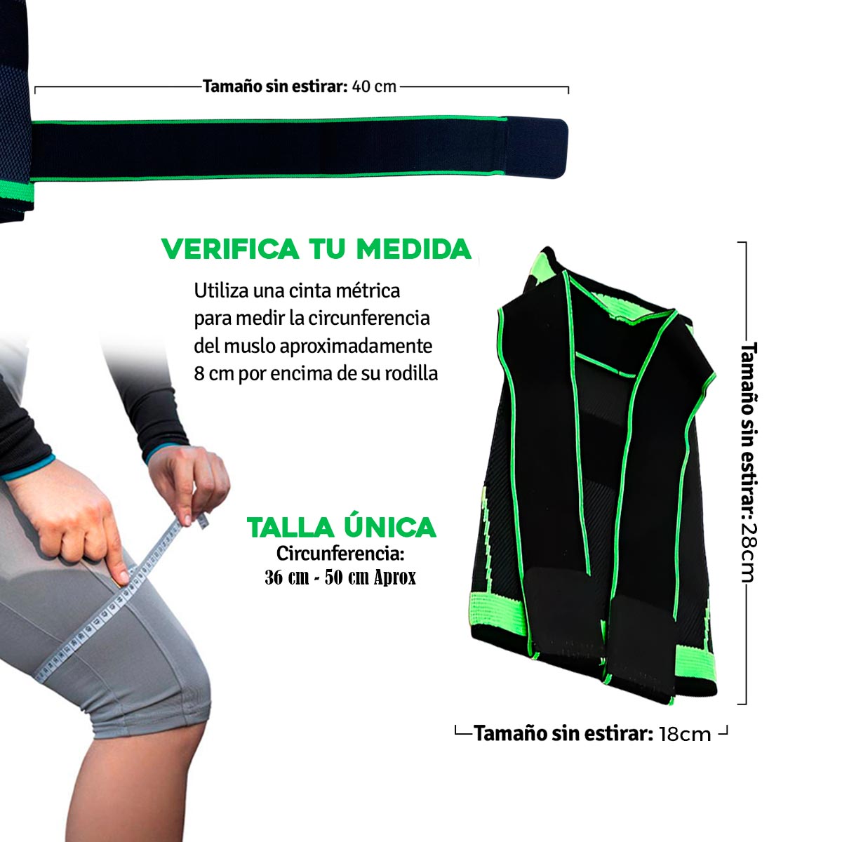 Miniatura 5 de Rodillera Compresion deportiva ND-056